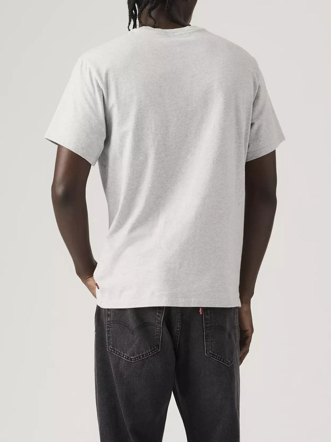 Levis Essential Pocket Light Grey Heather T-Shirt Spring 2026 | LIGHT GRAY HEATHER (0042)
