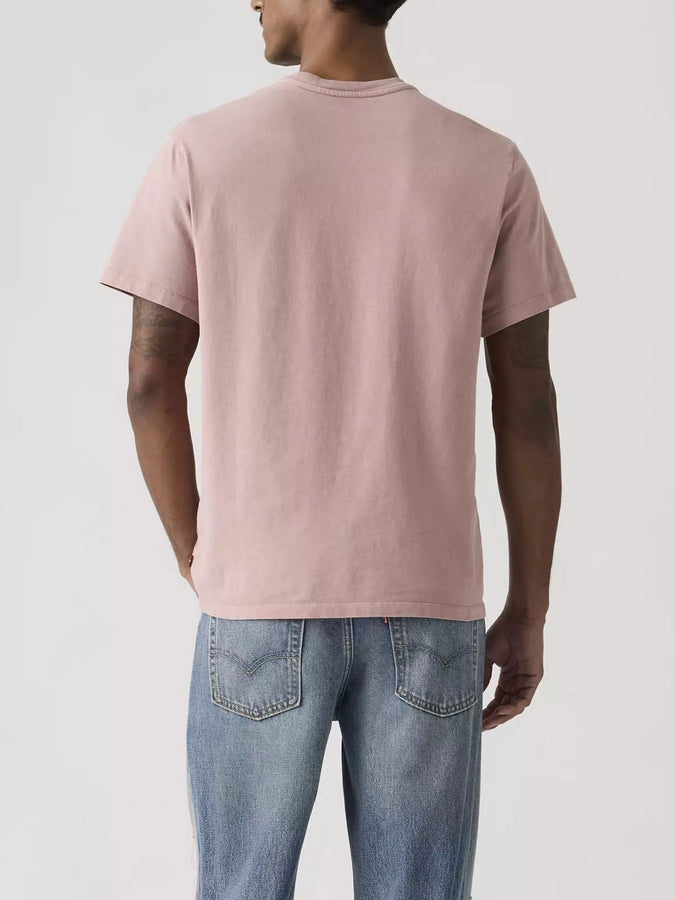 Levis Essential Pocket Garment Dye Woodrose T-Shirt Spring 2026 | WOODROSE (0043)