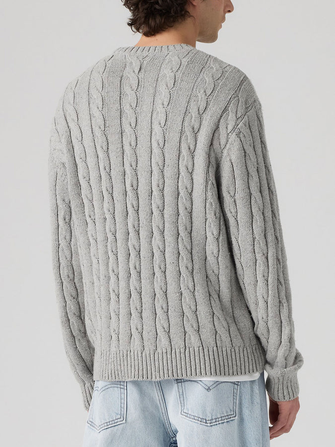 Levis Laurel Cable Neps Grey Heather Sweater Fall 2026 | GREY HEATHER (0002)