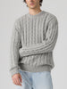 Levis Laurel Cable Neps Grey Heather Sweater Fall 2026