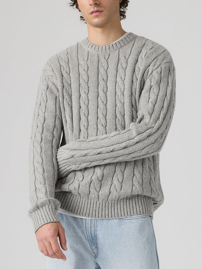 Levis Laurel Cable Neps Grey Heather Sweater Fall 2026 | GREY HEATHER (0002)