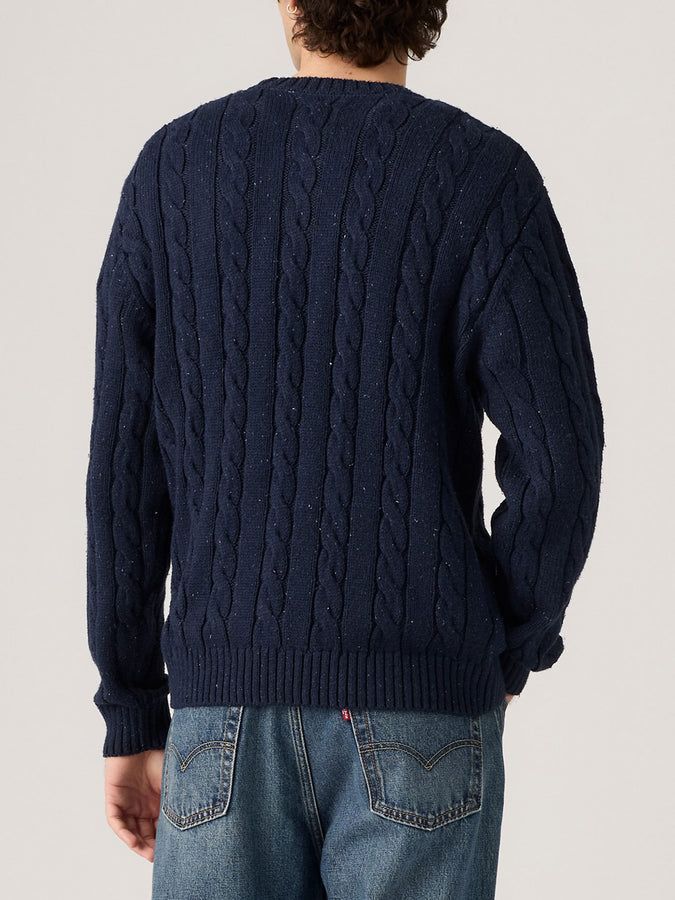 Levis Laurel Cable Neps Navy Blazer Sweater Fall 2026 | NAVY BLAZER (0004)