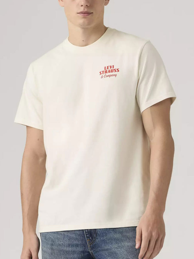 Levis Relaxed Archival Overalls 2 Egret T-Shirt Spring 2026 | EGRET (2372)