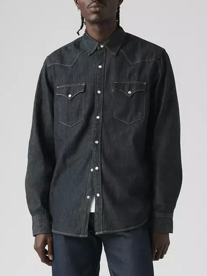 Levis Classic Western Standard Rinse Take-Down Long Sleeve Buttondown Shirt Spring 2026 | RED CAST RNS TAKE-DOWN (0002)