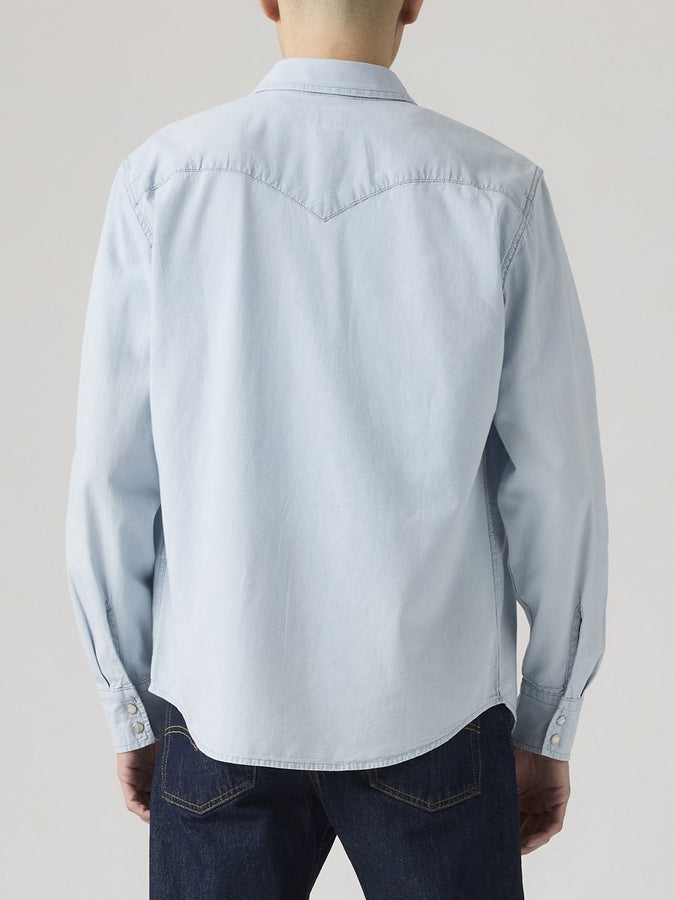 Levis Classic Western Chambray Buttondown Shirt Spring 2026 | EVERGREEN LT CHAMBRAY (0155)