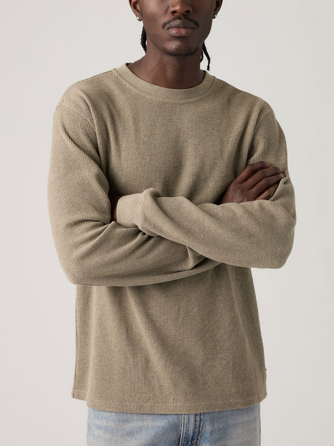 Levis Standard Thermal Brindle Heather L/S T-Shirt Fall 2026 | BRINDLE HEATHER (0116)