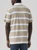 Levis Classic Rugby Geoff Stripe Vintage Khaki Polo Spring 26
