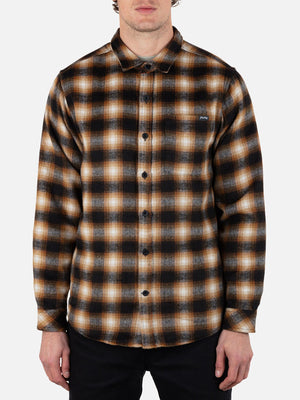 Hurley Portland Wool Flannel Men Buttondown Shirt Fall 2024