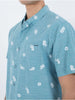 Hurley One & Only Stretch Print Buttondown Shirt Spring 2024