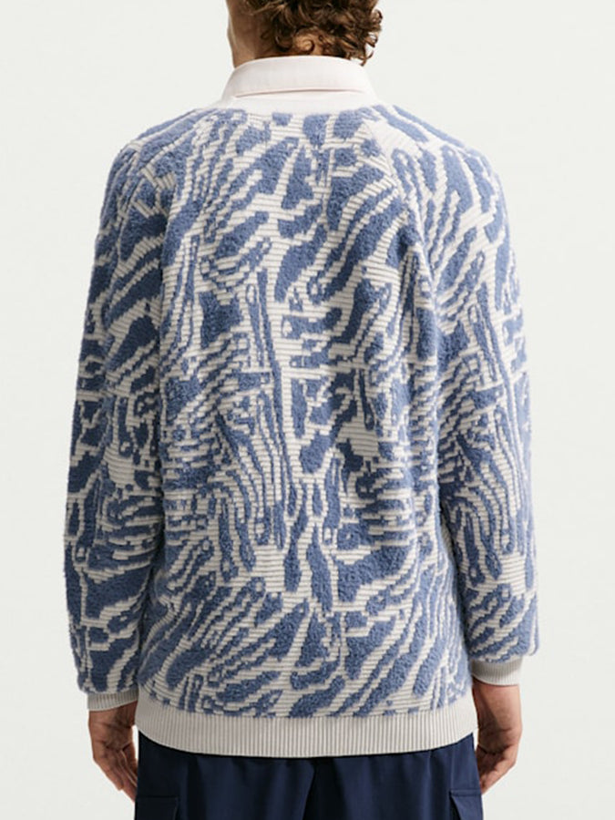 Nike Fairway Fresh Loose Camo Cardigan Fall 2026 | LT OREWOOD BRN/DFSD BLUE (104)