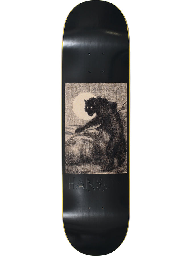 Jenny Magnus Hanson Wolf Pro 8.5 Skateboard Deck | BLACK