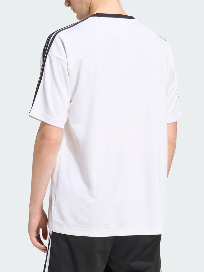 Adidas Adicolor Jacquard Jersey White T-Shirt Fall 2026 | WHITE