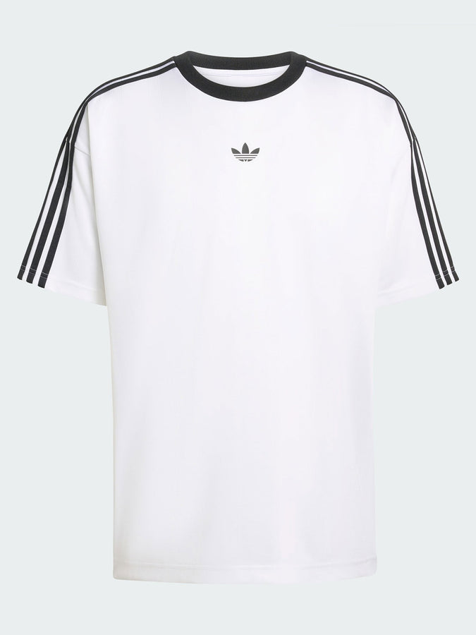 Adidas Adicolor Jacquard Jersey White T-Shirt Fall 2026 | WHITE