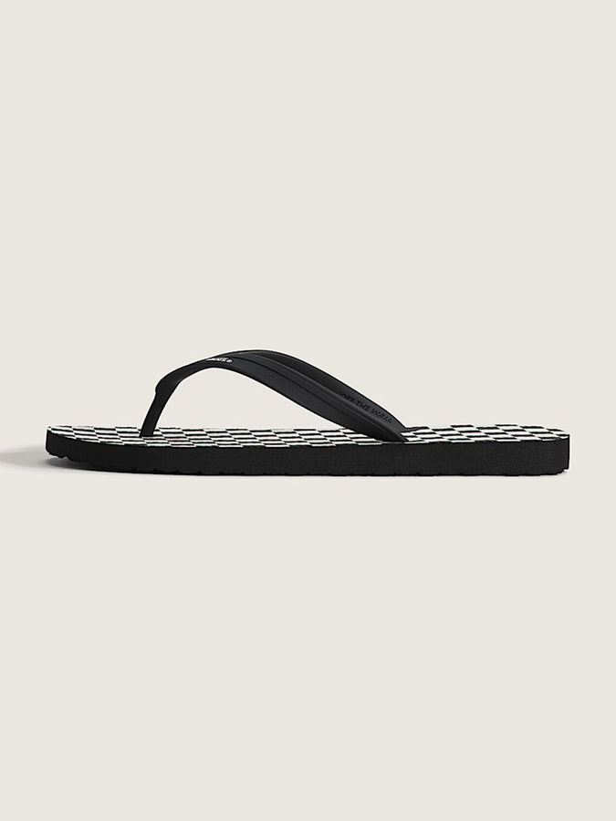 Vans Makena Checkerboard Black/Marshmallow Sandals Spring 2026 | CHECKER BLK/MARSHMALLOW (1KP)