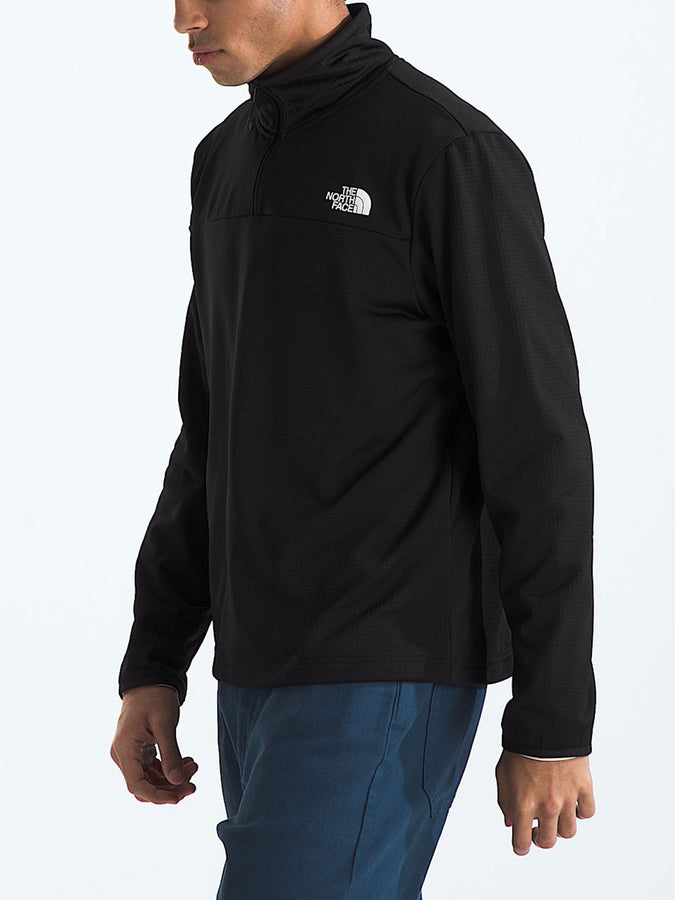 TNF Cedar Trail Grid 1/4 Zip Polar Fleece Winter 2026 | TNF BLACK (JK3)