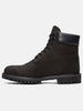 Timberland Premium 6 Inch Lace-Up Waterprf Black Nubuck Boots