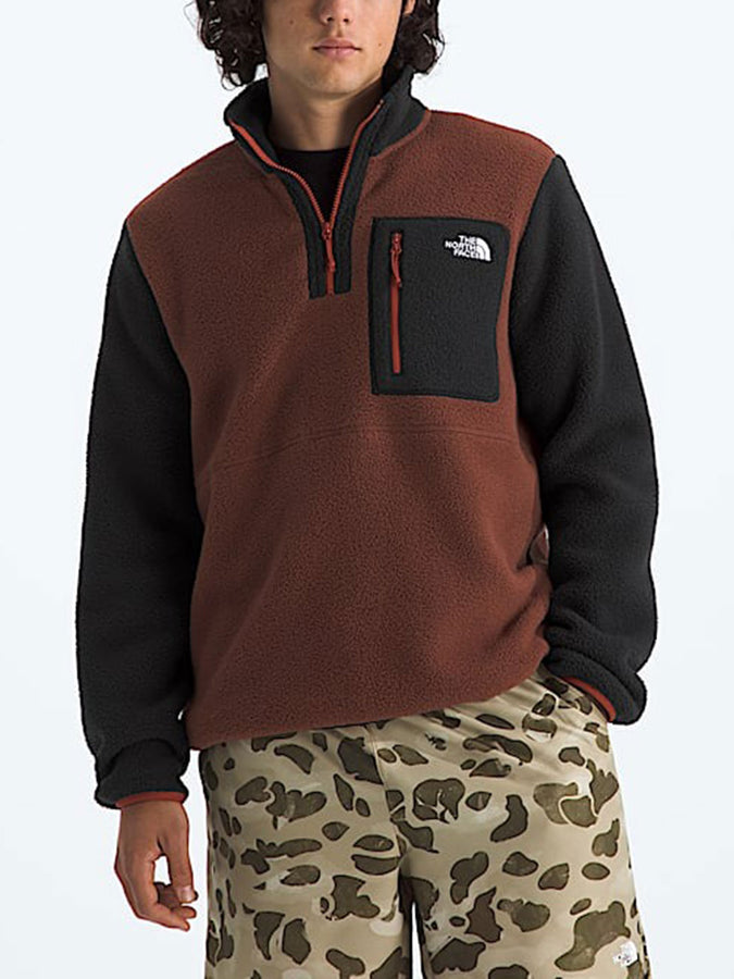 The North Face Yumiori 1/4 Zip Polar Spring 2026 | EMBER SOIL/BLK/IRON CLAY (M0O)