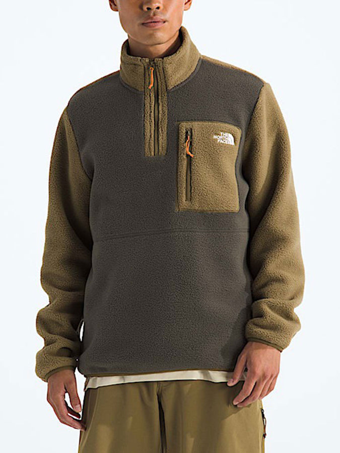 The North Face Yumiori 1/4 Zip Polar Spring 2026 | NW TP GRN/CEDR/DST ORNGE (PHG)