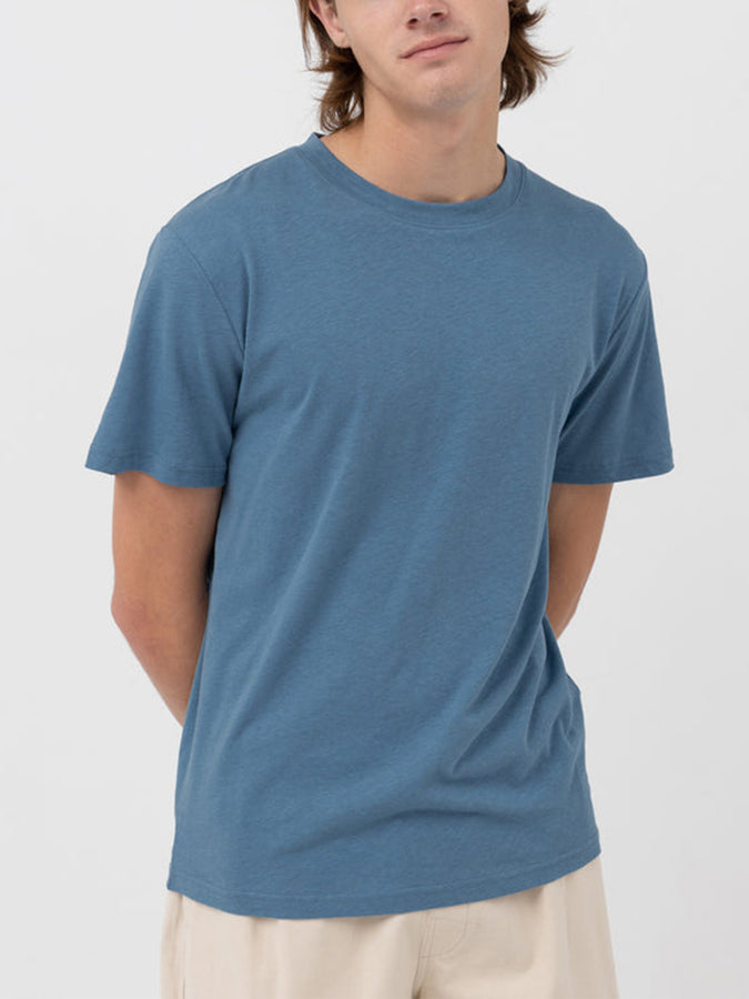 Rhythm Linen T-Shirt Fall 2023 | MINERAL BLUE (MIN)