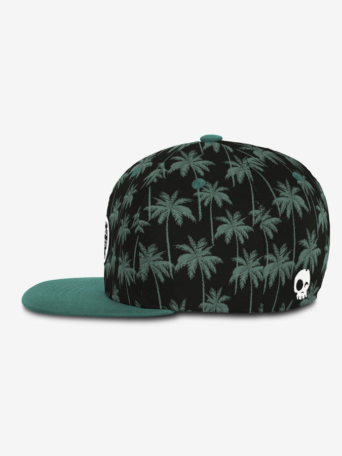 Headster Midnight Palms Snapback Hat | BLACK