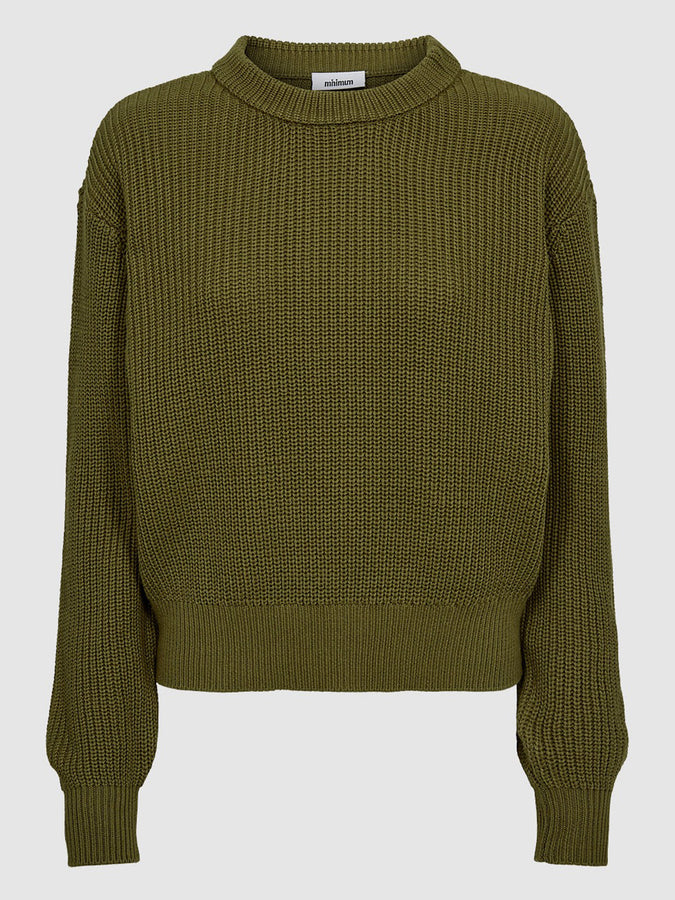 Minimum Mikala Women Sweater Spring 2024 | AVOCADO (0430)