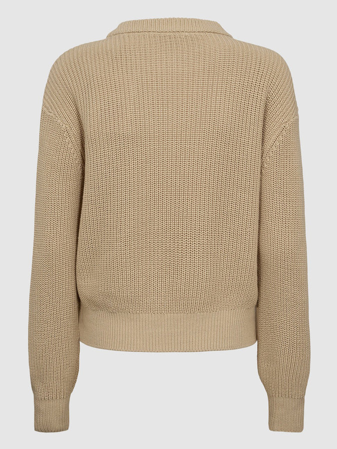 Minimum Mikala Women Sweater Spring 2024 | BROWN RICE (1105)