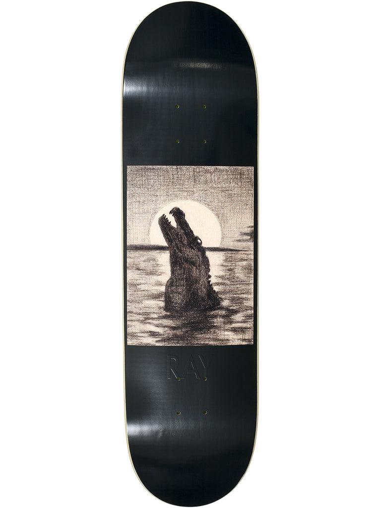 Ronny Calow Crocodile Pro Deck - Death Skateboards - 8.5" With Grip Applied