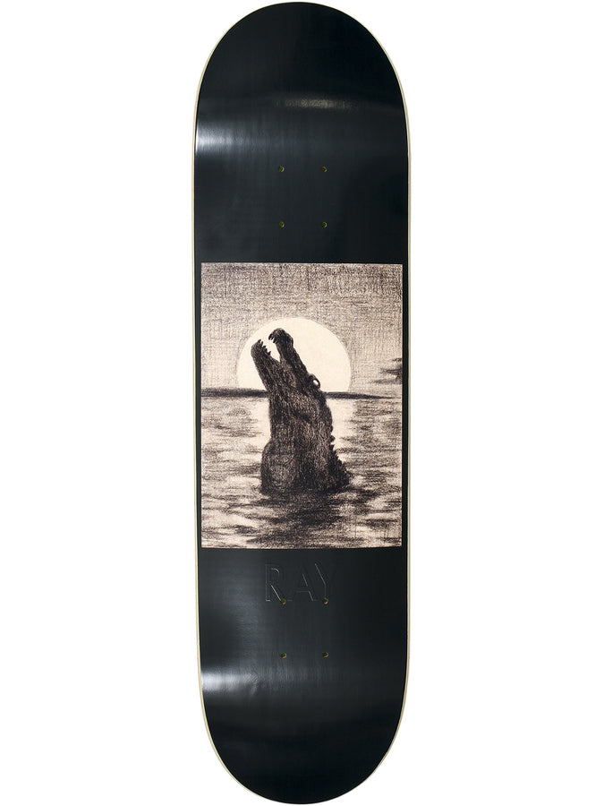 Jenny Mikey Ray Crocodile Pro 8.38 & 8.5 Skateboard Deck | BLACK