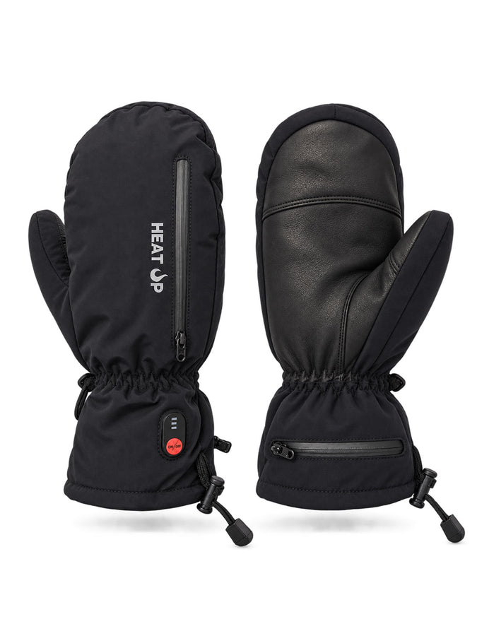 Heat Up Mountain Heated Waterproof Mitt | BLACK