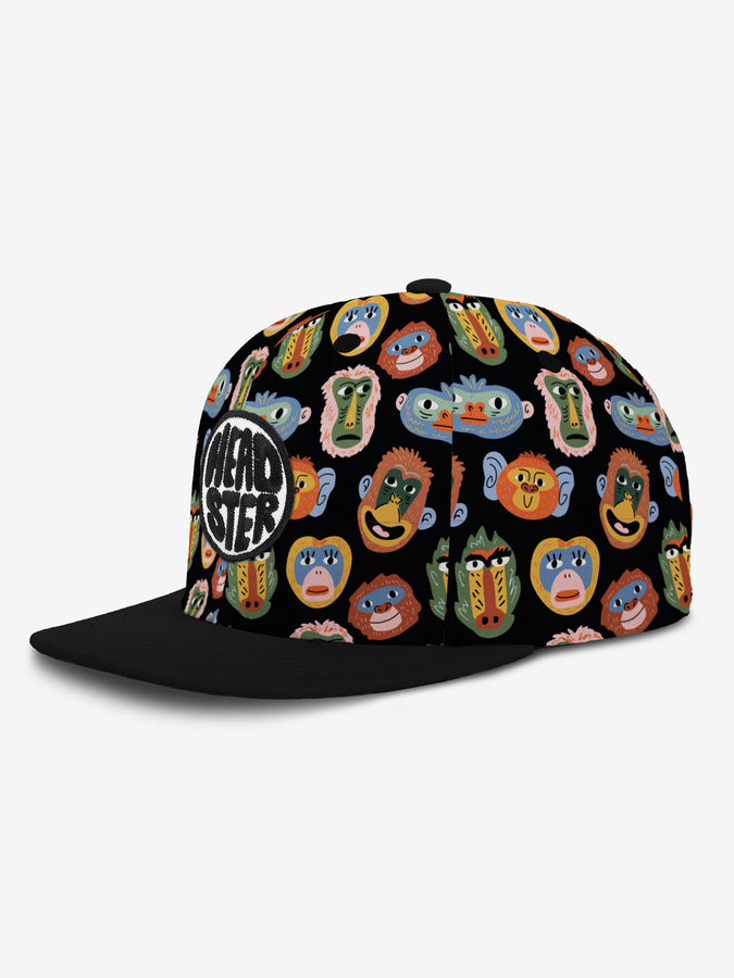Headster Monkey Business Snapback Hat | BLACK