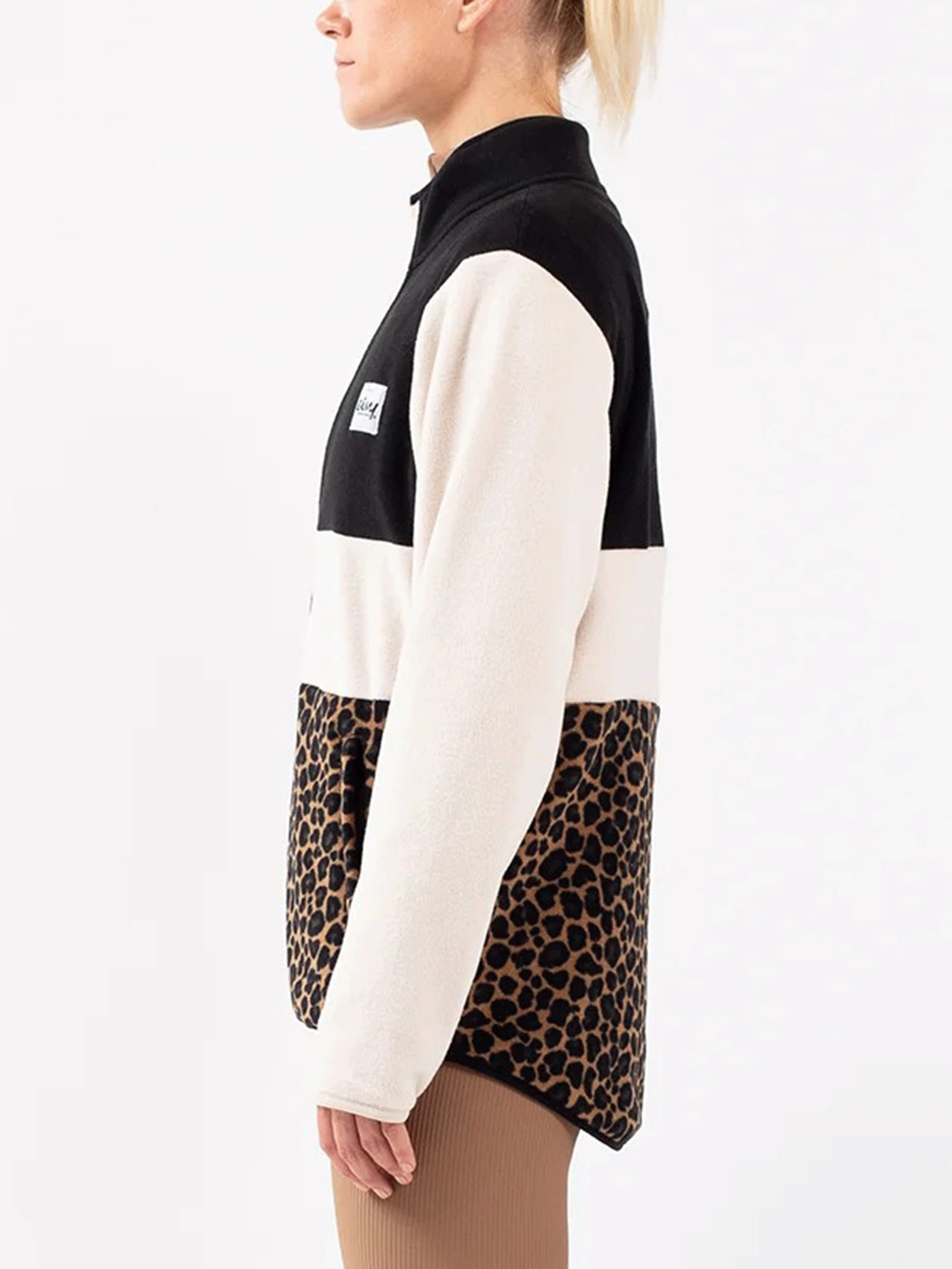 Fila leopard print on sale fleece