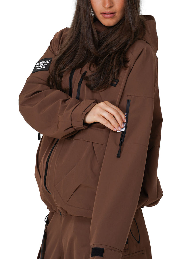 NTR Mudstone 3-Layer Outer Shell 2027 – Women's Shell Jacket | BROWN