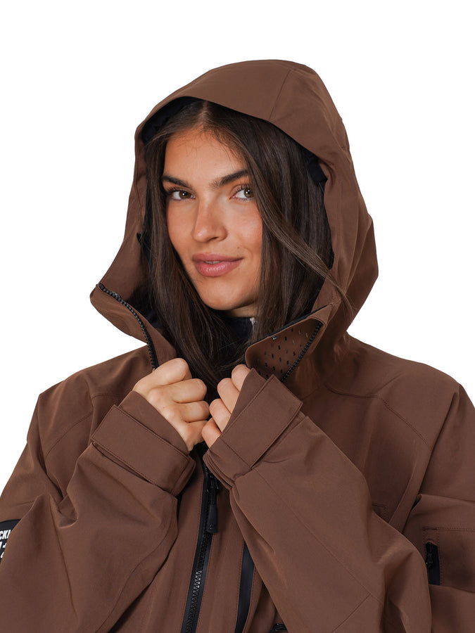NTR Mudstone 3-Layer Outer Shell 2027 – Women's Shell Jacket | BROWN