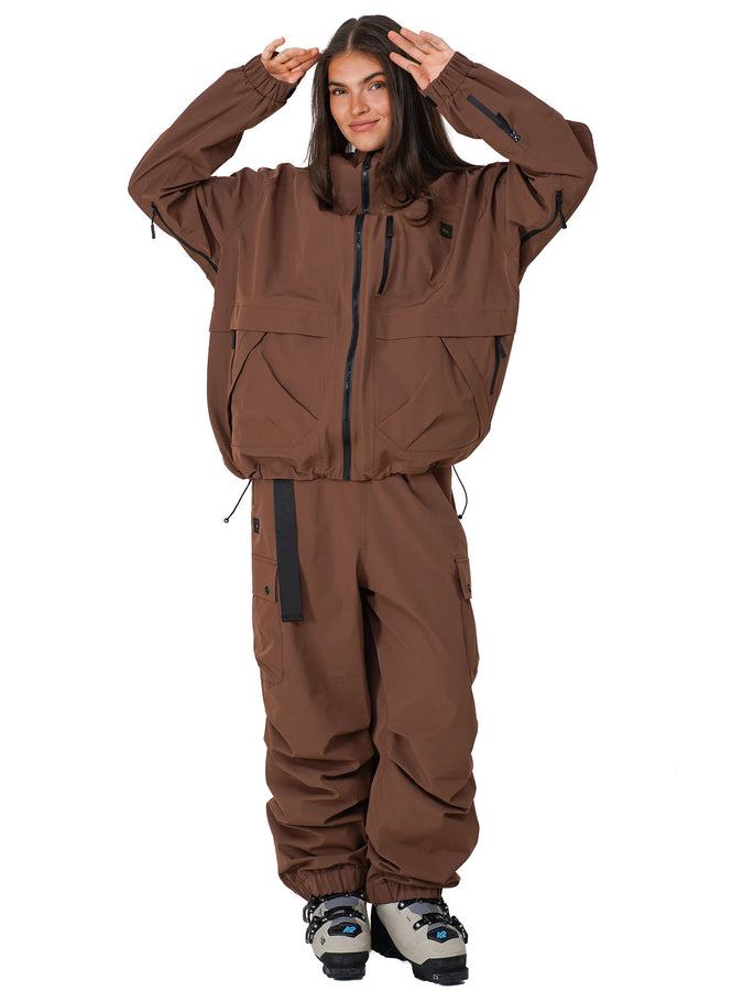 NTR Mudstone 3-Layer Outer Shell 2027 – Women's Shell Jacket | BROWN