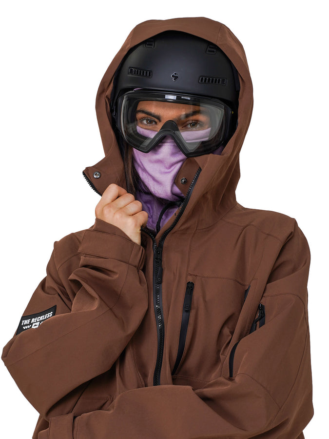 NTR Mudstone 3-Layer Outer Shell 2027 – Women's Shell Jacket | BROWN