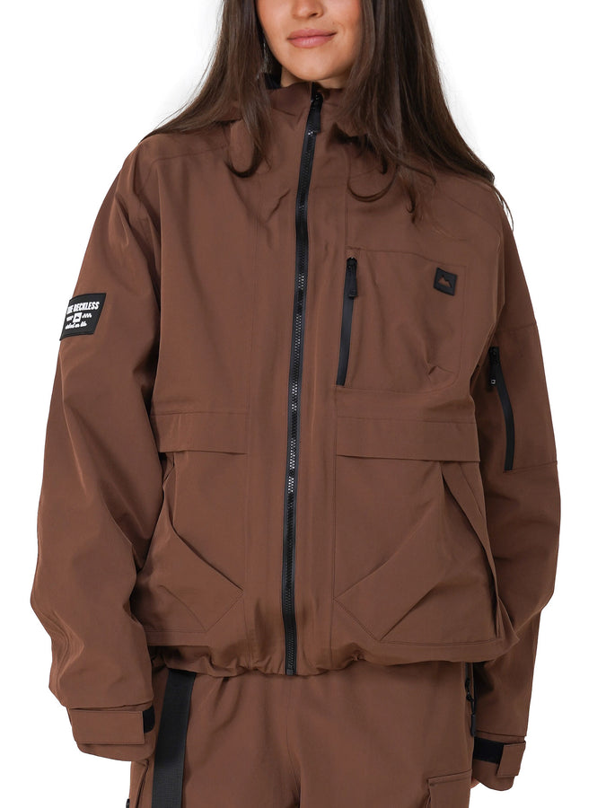 NTR Mudstone 3-Layer Outer Shell 2027 – Women's Shell Jacket | BROWN