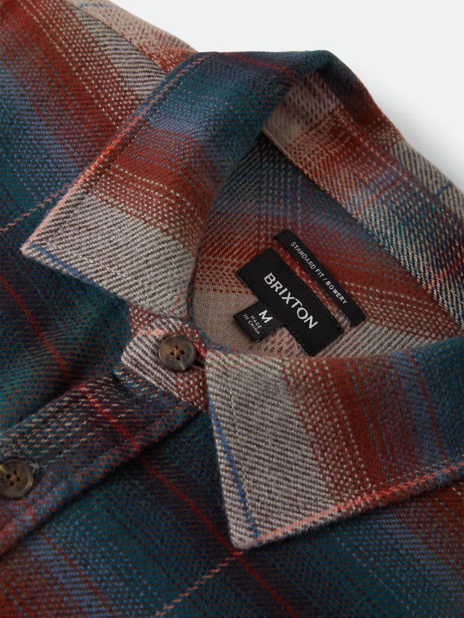 Brixton Bowery Flannel Long Sleeve Buttondown Shirt Fall 2026 | MULTI SHADOW