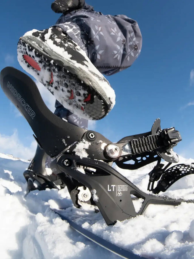 Nidecker LT Supermatic Snowboard Bindings 2026 | BLACK