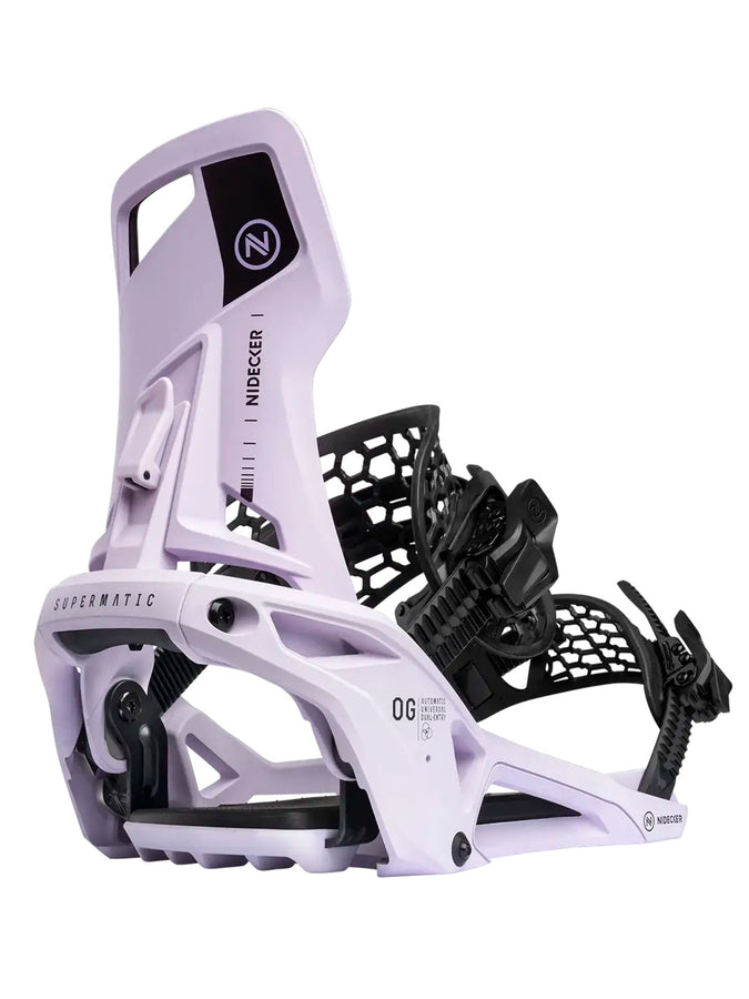 Nidecker OG Supermatic Snowboard Bindings 2026 | HEATHER