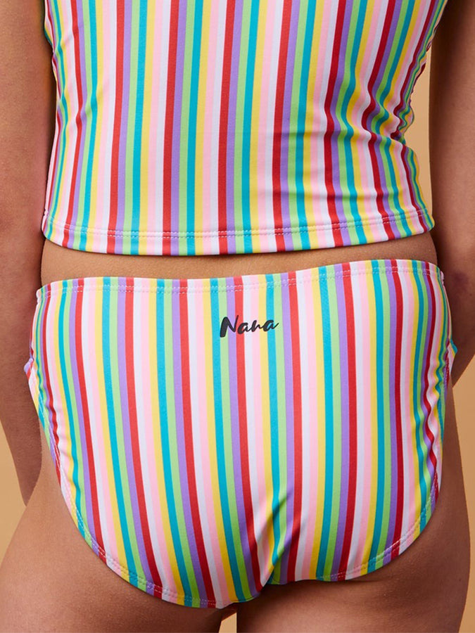 Nana The Brand Saint-Martin Maude Bikini Bottom Spring 2024 | MULTI STRIPES