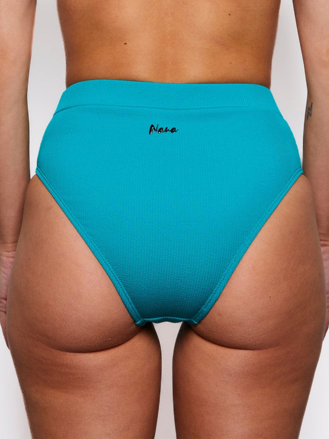 Nana The Brand St-Martin Genevieve Bikini Bottom Spring 2024 | TEAL TEXTURED