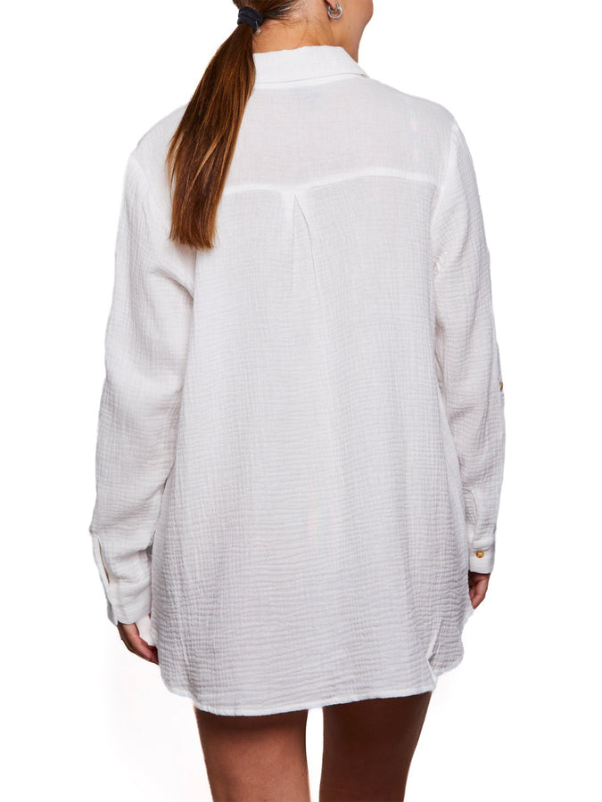 Nana The Brand Saint-Martin Shirt Cover-Up Spring 2024 | OFF WHITE