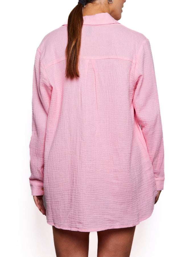 Nana The Brand Saint-Martin Shirt Cover-Up Spring 2024 | PINK