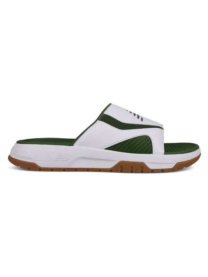 New Balance 201 Premium V3 White/Green Sandals Spring 2026 | WHITE/DARK ALPINE GREEN