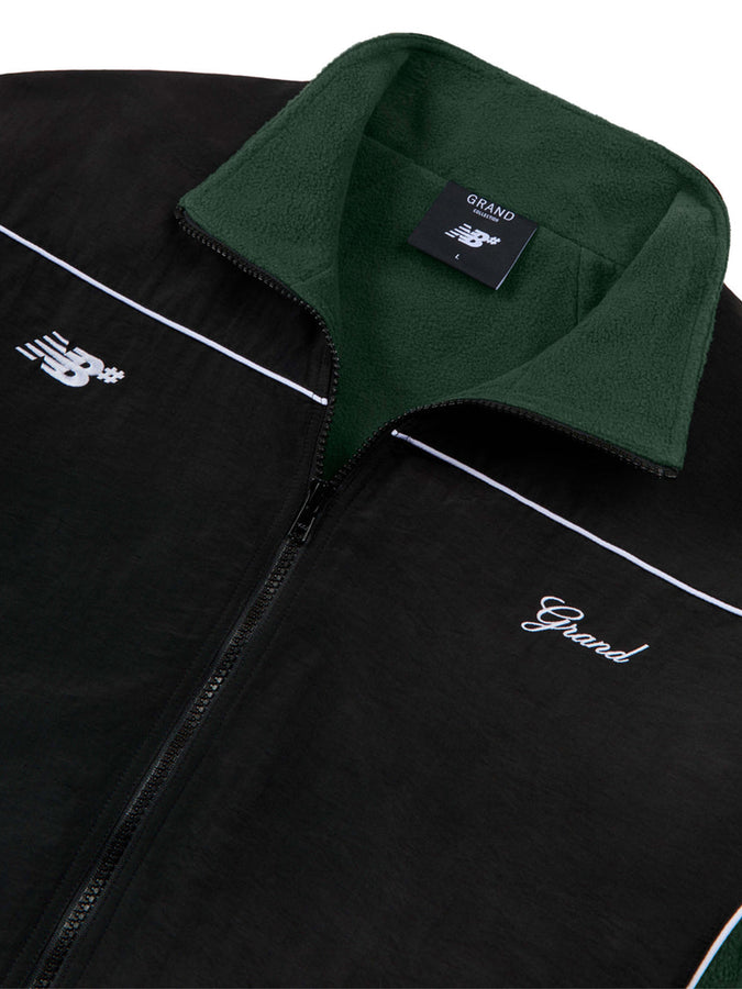 Grand X New Balance Polar Fleece Lined Nylon Jacket Fall 2026 | BLACK/FOREST
