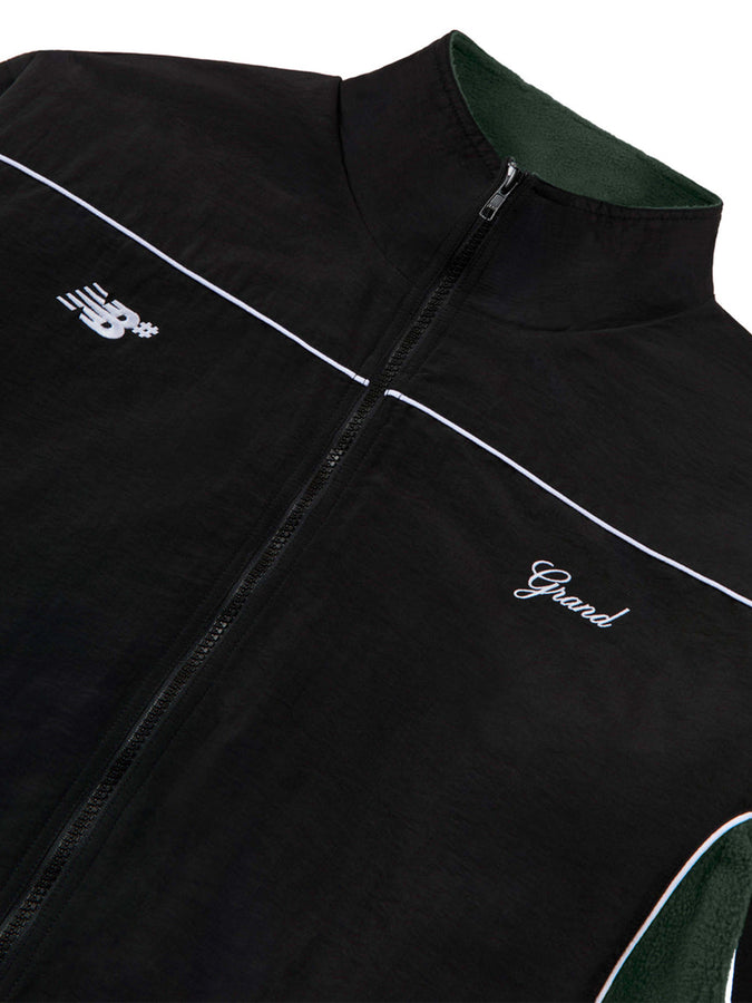 Grand X New Balance Polar Fleece Lined Nylon Jacket Fall 2026 | BLACK/FOREST
