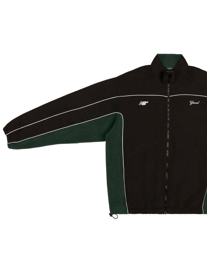 Grand X New Balance Polar Fleece Lined Nylon Jacket Fall 2026 | BLACK/FOREST