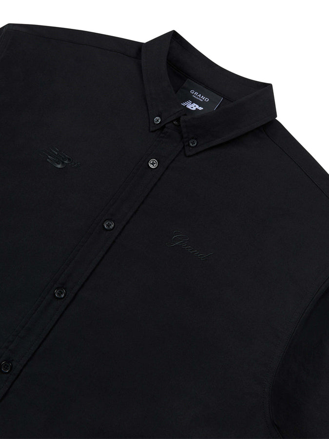 Grand X New Balance Oxford L/S Buttondown Shirt Fall 2026 | BLACK