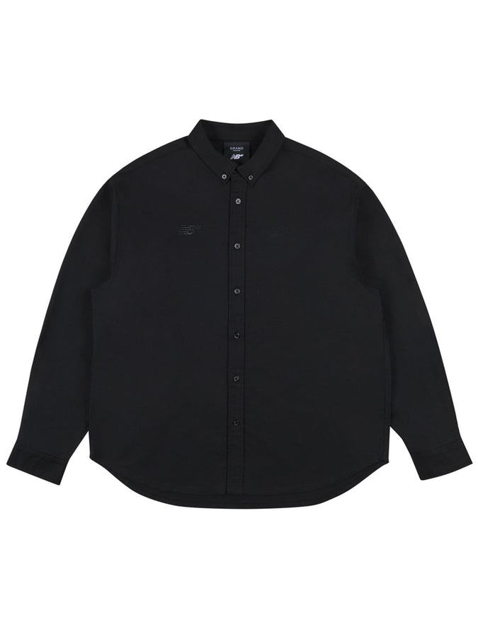 Grand X New Balance Oxford L/S Buttondown Shirt Fall 2026 | BLACK