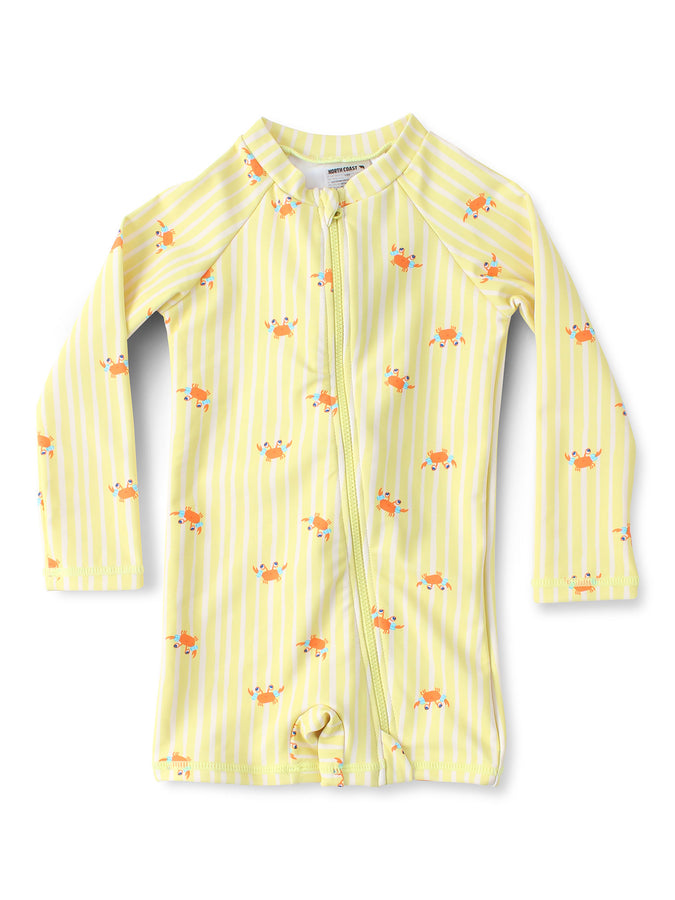 Northcoast Deep Sea Kingdom One Piece Rashguard Summer 2026 | CANARY YELLOW CRAB